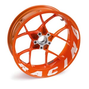 WHITE RACING RIM STICKER KIT