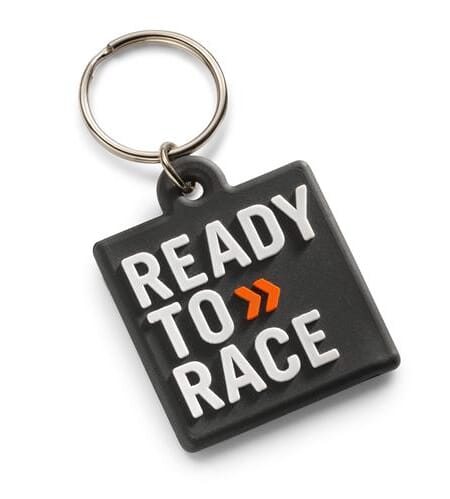 LOGO RUBBER KEYHOLDER BLACK