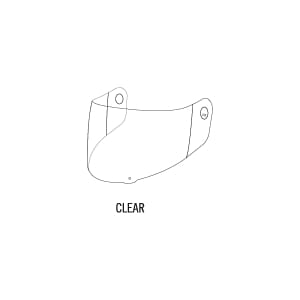 C3 PRO HELM. VISOR CLEAR 55-59