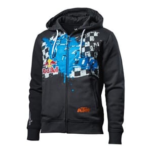 OVERSPRAY HOODIE ZIP DARK BLACK