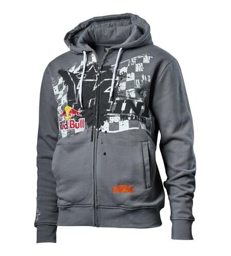 OVERSPRAY ZIP HOODIE GREY