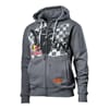 OVERSPRAY ZIP HOODIE GREY
