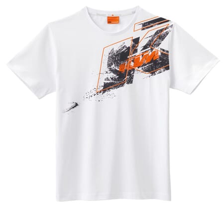 SPLATTER TEE WHITE M