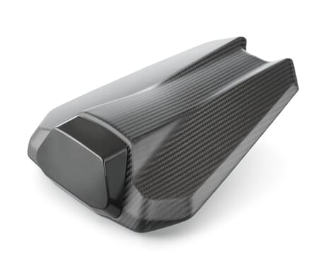 Passenger seat cover, carbon cmpl.
