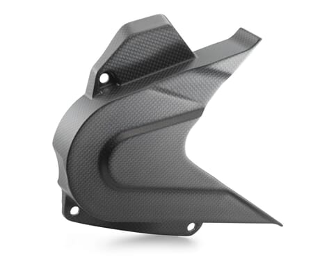 Carbon front sprocket cover