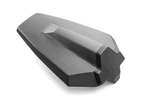 Pillion seat cover carbon