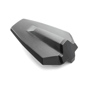 Pillion seat cover carbon