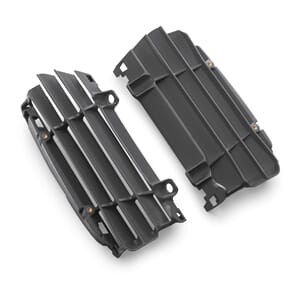 Radiator protection set, black