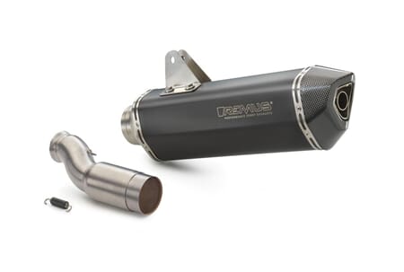 Slip-on Remus silencer