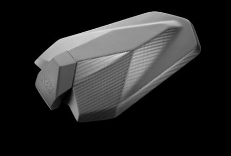 Passenger seat cover carbon set