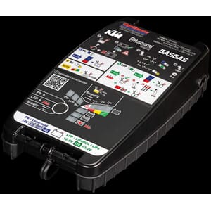 Battery charging and testing unit