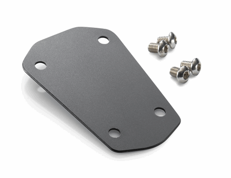 Cover, license plate holder supp., cmpl.