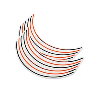 Wheel trim ring sticker kit