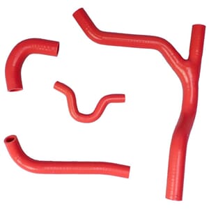 CV4 Radiator Hose Kit, Red