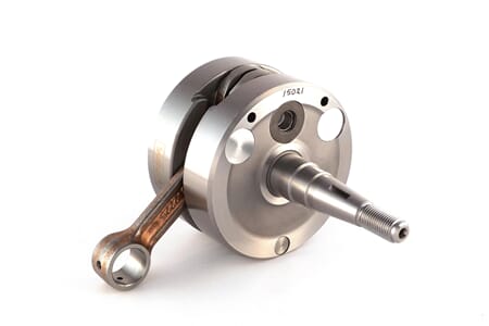 Crankshaft high inertia YZ125 05-21, + 3 mm conrod