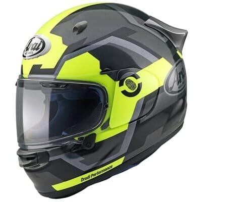 ARAI QUANTIC FACE FLOUR YELLOW