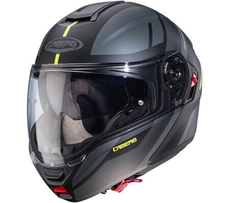 CABERG LEVO X MANTA MATT BLACK/ANTHRACITE/YELLOW FLUO