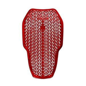 CLOVER BACK PRO VENT CE L2 RØD RYGGSKINNE