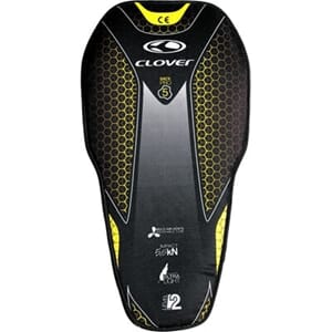 CLOVER BACK PRO 5 INS. CE L.2  SORT/GUL