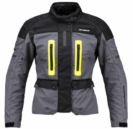 SPIDI TRAVELER 3 LADY JACKET SORT/GRÅ/NEON