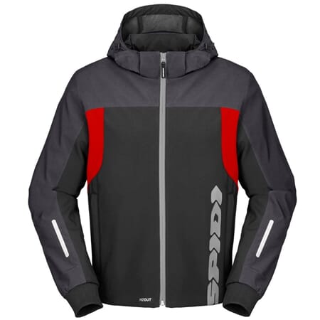 SPIDI HOODIE H2OUT 2 BLACK BLUE RED