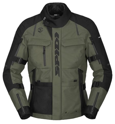 SPIDI TOUR EVO 2 LIGHT BLACK MILITARY GREEN JAKKE