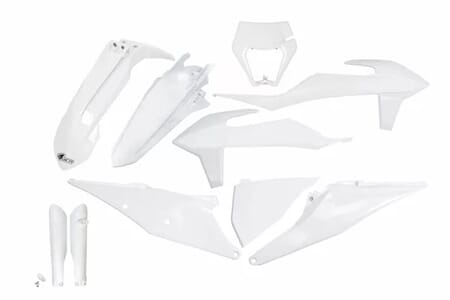 UFO Plastics Kit KTM White
