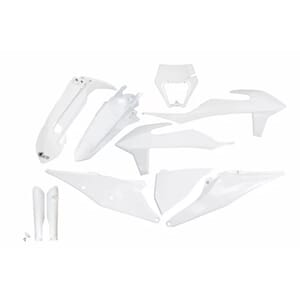 UFO Plastics Kit KTM White