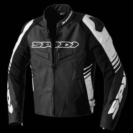 SPIDI TRACK WARRIOR SKINNJAKKE BLACK/WHITE