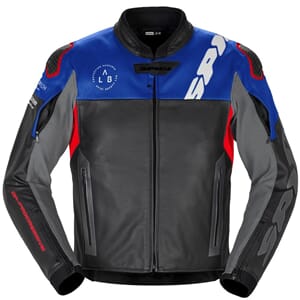 SPIDI DP-PROGRESSIVE SKINNJAKKE BLACK RED BLUE