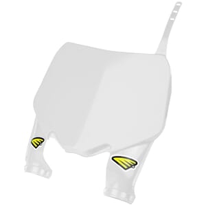 Cycra Number Plate Stadium Style, White