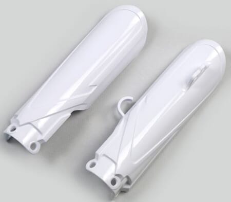 UFO Fork Slider Protectors White Yamaha