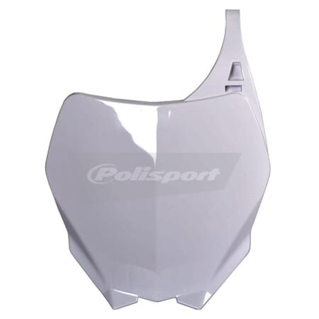 Polisport Front Number Plate White