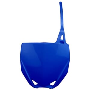 UFO Front Number Plate Blue Yamaha