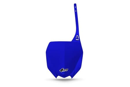 UFO Front Number Plate Blue Yamaha