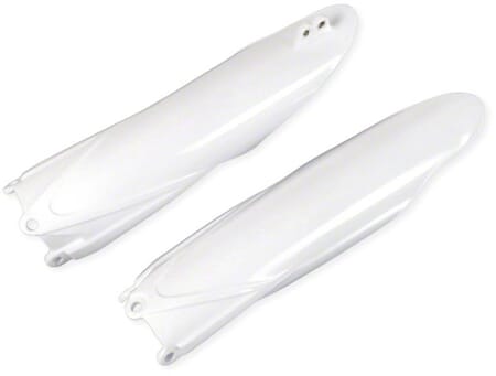 UFO Fork Slider Protectors White Yamaha