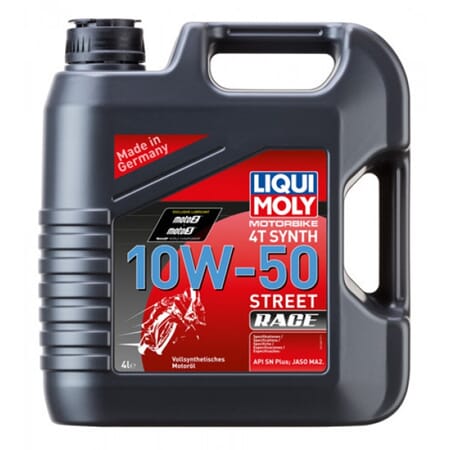 LIQUI MOLY MC 4T SYNTH 10W-50 STREET RACE 4 L
